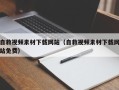 白银自救视频素材下载网站（自救视频素材下载网站免费）